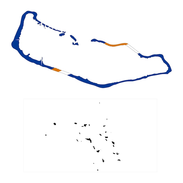 Vektor einfache illustration der flagge der marshallinseln für den unabhängigkeitstag oder die wahl