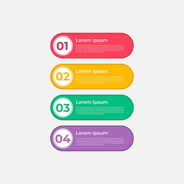 Einfache Infografik-Design-Vorlage