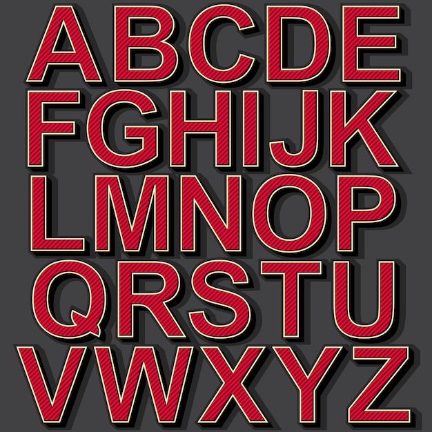 einfache klassische Schriftart