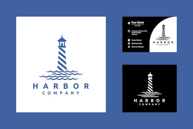 Einfache leuchtturm suchscheinwerfer beacon beach tower symbol logo vektor design inspiration