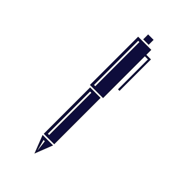 Einfache Vektorvorlage für Stiftsymbole