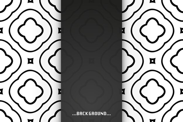 Einfacher Hintergrund mit ethnischen Formen.