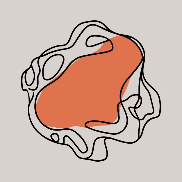 Einfaches abstraktes Hintergrunddesign mit geometrischer Form Generative KI
