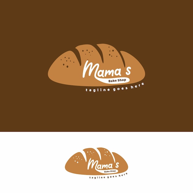 Einfaches Bäckerei-Logo, Bake Shop-Label