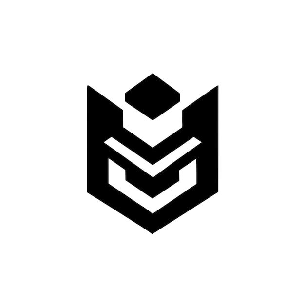 Einfaches design des logos für den ziegelsteinbau, das von einem maurer entworfen wurde, das von einer konstruktionsfirma entworfen wird und das von einem vektorveranschaulichtet wird.