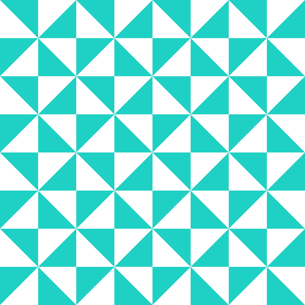 Einfaches Dreiecksgeometriemuster. Nahtloser Musterhintergrund. Vektor-Illustration