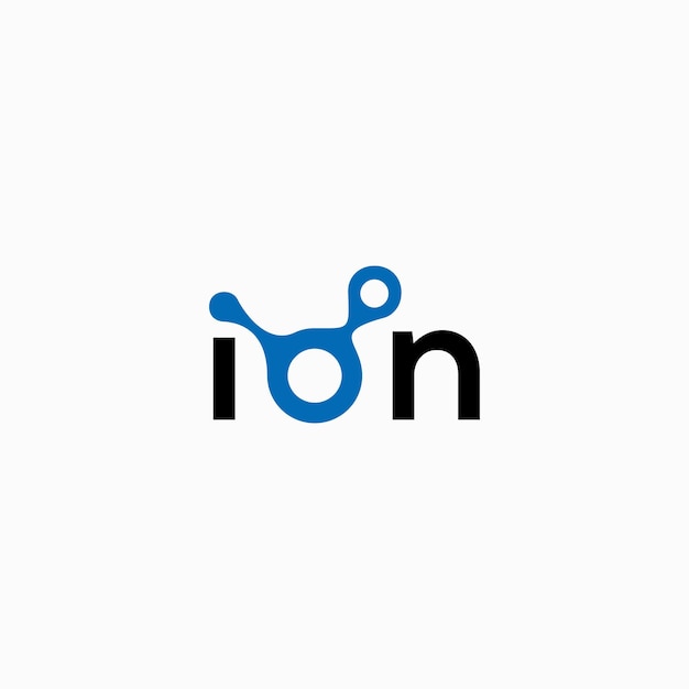 Vektor einfaches ionen-logo