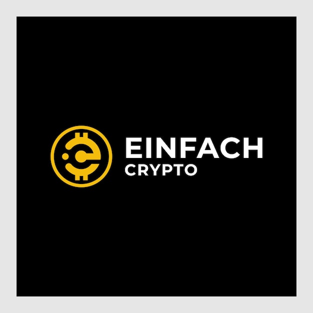 Einfaches krypto-logo-design