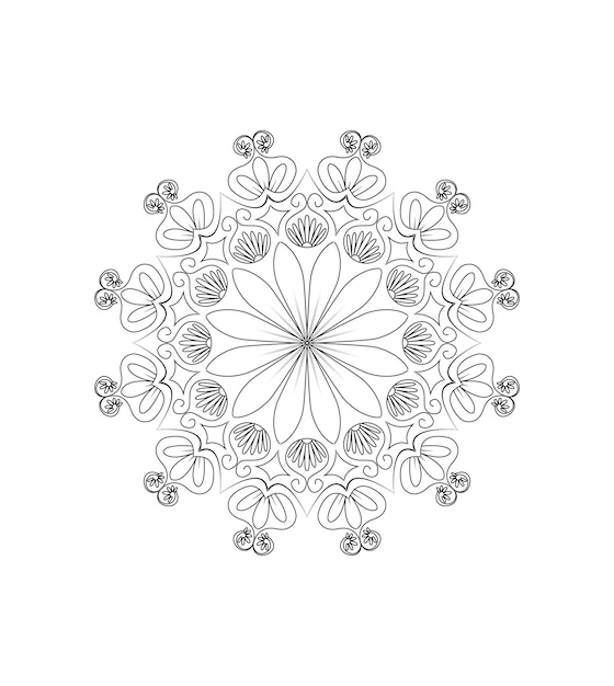 Einfaches mandala-design