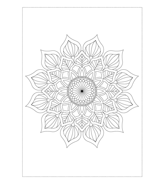 Einfaches mandala-design