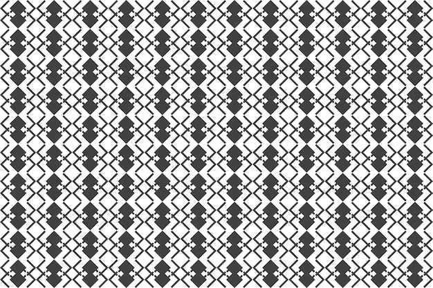 Einfaches Tribal-Muster in Schwarz und Weiß