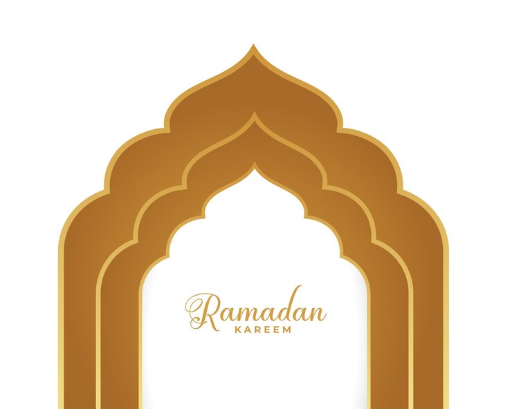 einfaches und einzigartiges Ramadan-Design