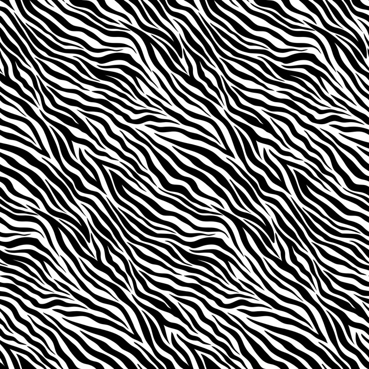 Einfaches Zebra-Tiermotiv-Vektor-nahtloses Musterdesign