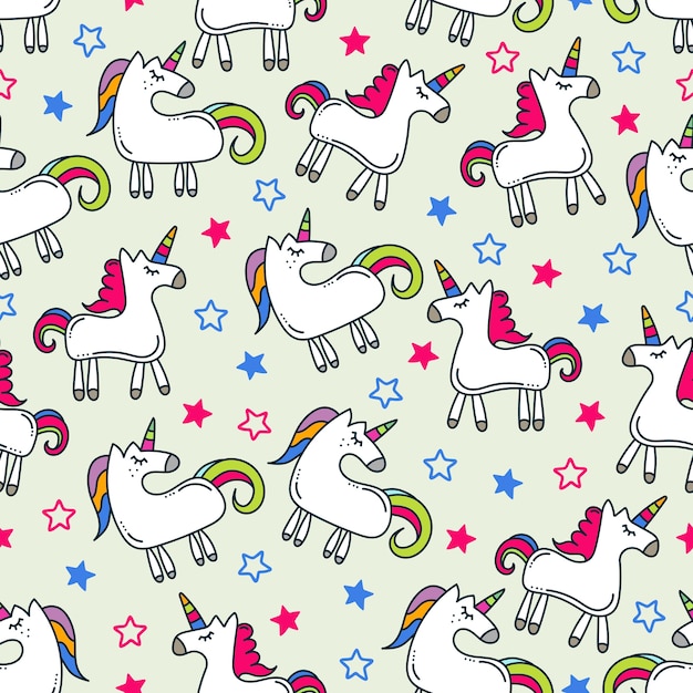 Einhorn hintergrunddesign