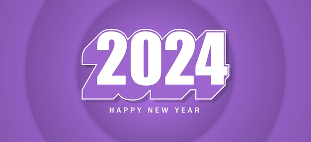 Einladung zur Neujahrsfeier mit lila Hintergrund