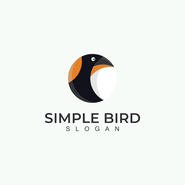 Einzigartiges vogel-logo-design