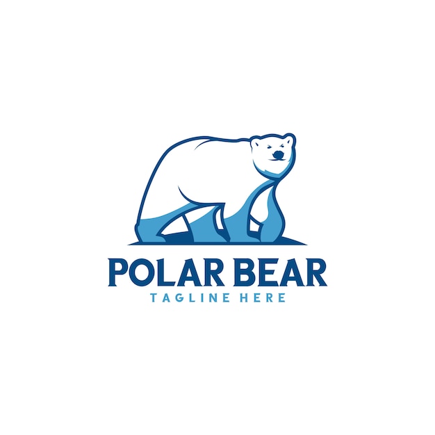 Eisbär logo gebrauchsfertig