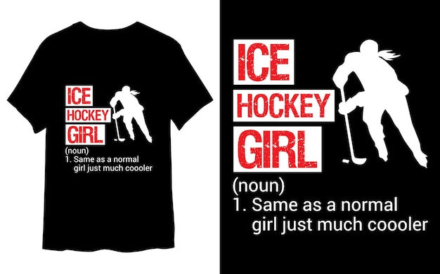 Vektor eishockey-t-shirt-designs