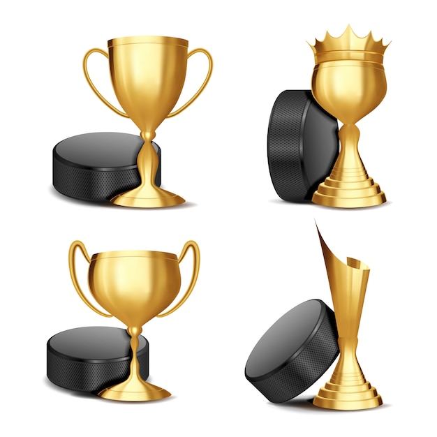 Eishockeyspiel award set