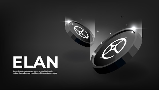 ELAN-Coin-Kryptowährungskonzept-Banner