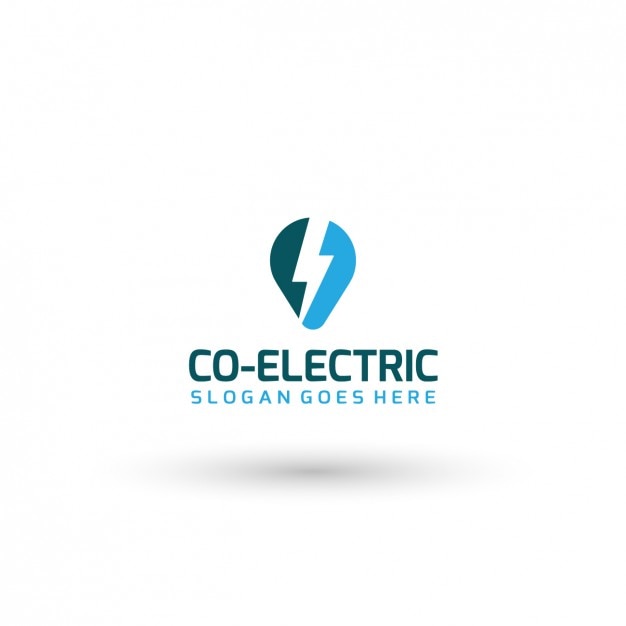 Electric company logo-vorlage