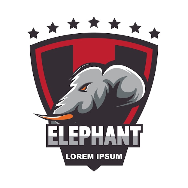 Elefant-logo-design-vorlage