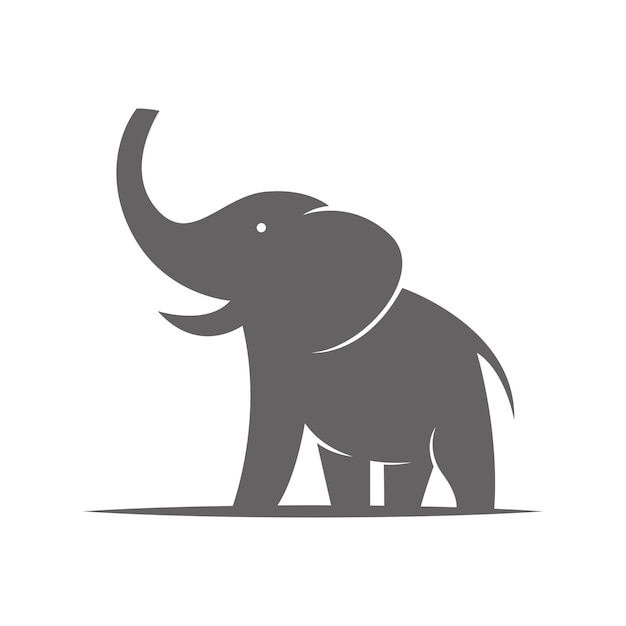 Vektor elefant-symbol-logo-design-illustration