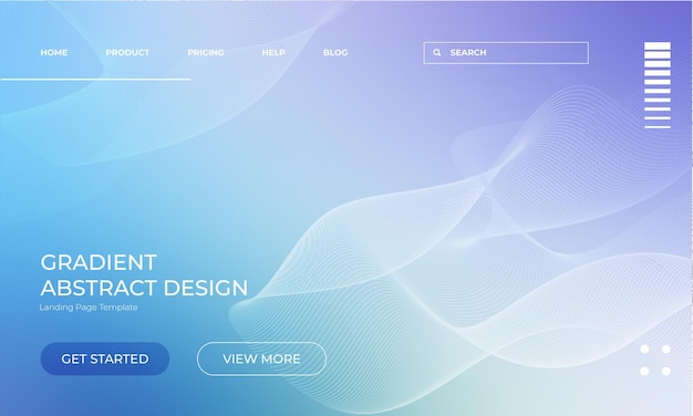 Elegant Vector Gradient Wallpaper für stilvolle Landungsseiten