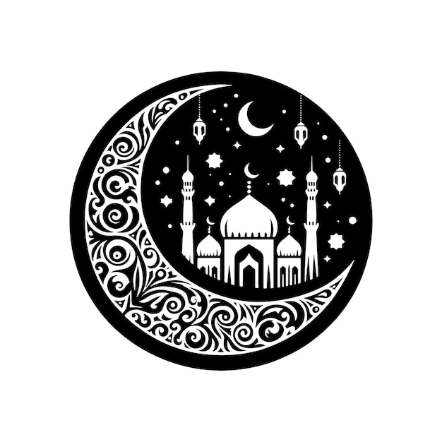 Elegante eid al-fitr-vektordesigns, perfekt für grußkarten und dekorationen