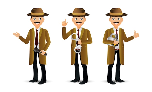 Elegante Leute. Professional.Detective
