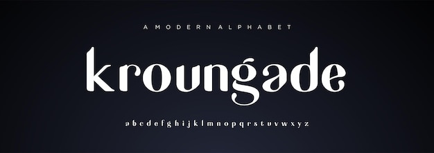 Elegante, moderne alphabet-buchstaben, klassische schrift, minimale modedesigns, typografie, moderne serifenschriften, regelmäßig