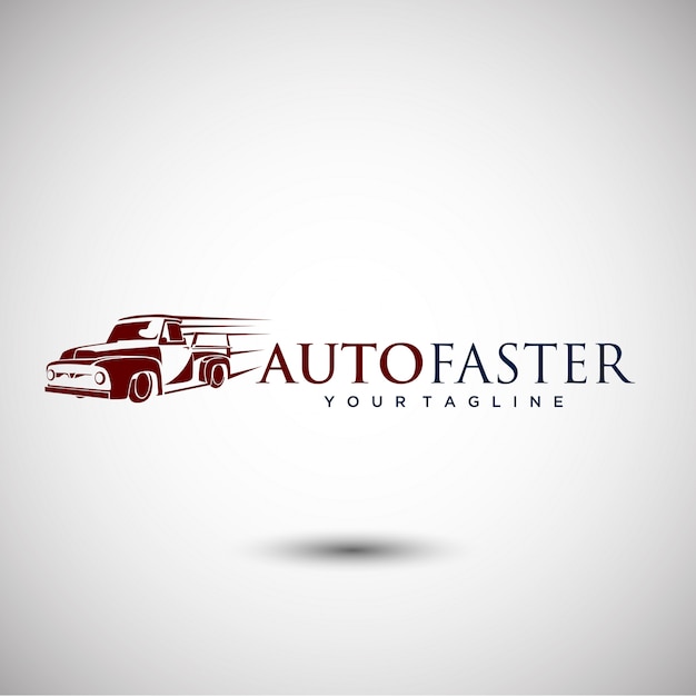 Eleganter auto-logo-entwurf