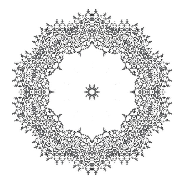 Eleganter mandala-vektor für design