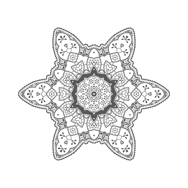 Eleganter mandala-vektor für design