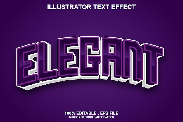 Eleganter texteffekt editierbar