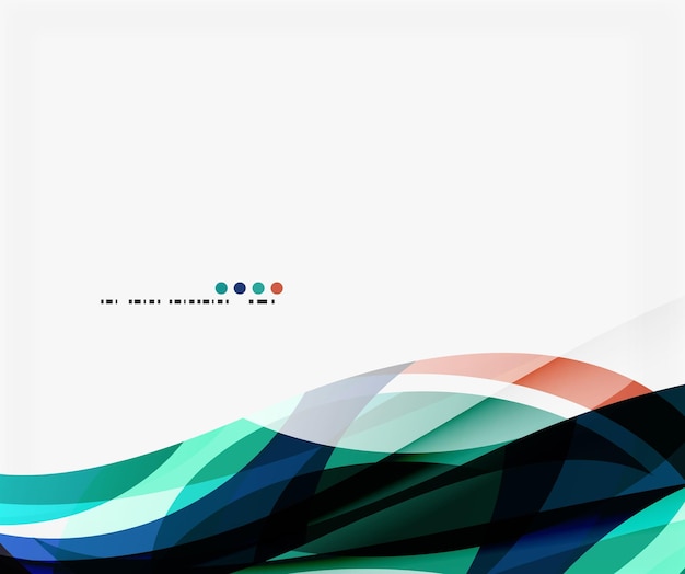 Eleganter Vektorwellen-Hintergrund Vorlage-Hintergrond für Workflow-Layout-Diagramm-Zahlenoptionen oder Web-Design