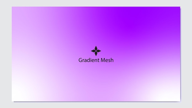 Elegantes Gradienten-Netz-Design in Lila-Tönen für Präsentationen