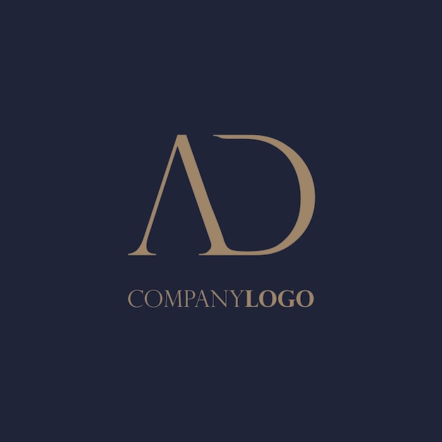 Elegantes logo ad-monogramm