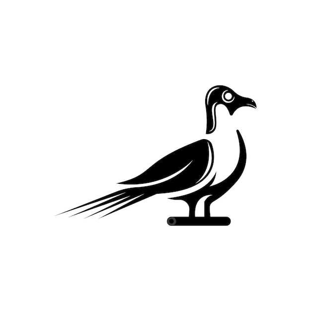 Elegantes vogel-logo-icon-design und symbol