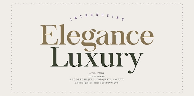 Vektor eleganz luxus-alphabet-schriftart für hochzeiten typografie eleganter klassischer schriftzug serifenschriften dekorativer vintage-retro für logo-vektorillustration