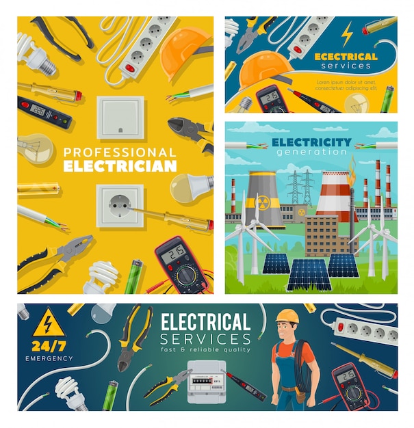 Elektriker und Elektrowerkzeuge, Energiewirtschaft