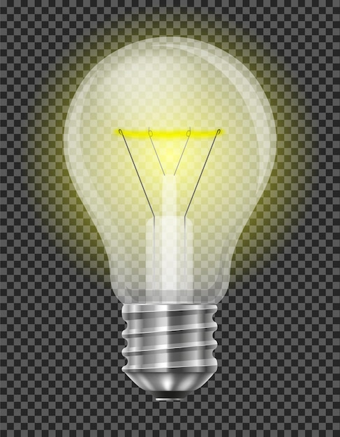 Elektrische Glühbirne abstraktes Konzept Vektor-Illustration