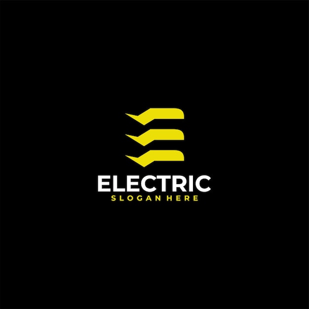 Elektrische Logo-Symbol-Vektor-Design-Vorlage