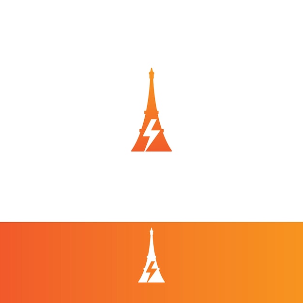 Elektrisches eiffel-logo