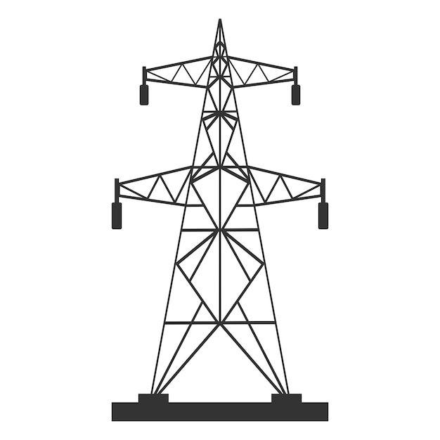 Elektrizitätsturm-Vektor-Illustration