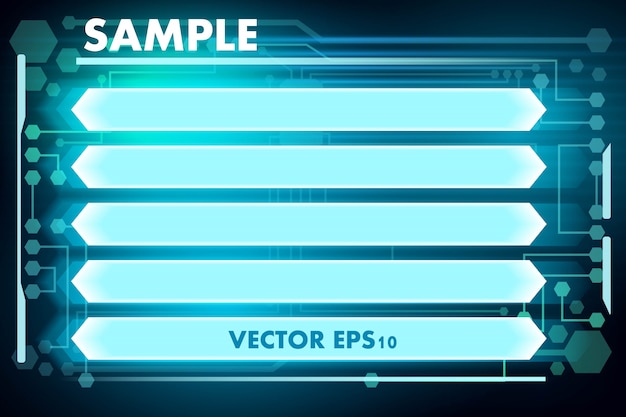 Vektor elektronischer hintergrund