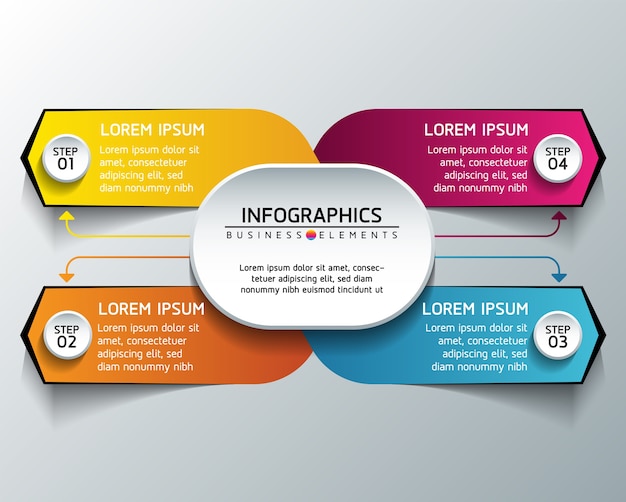 Elemente für die infografik präsentation und diagramm