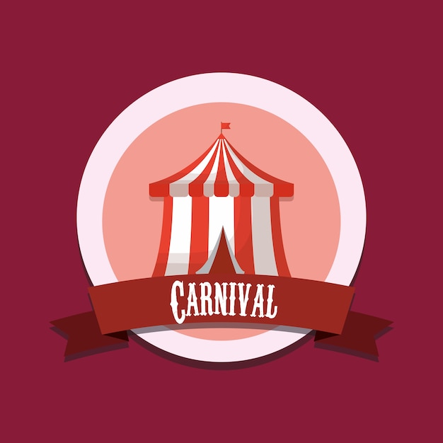 Emblem von Karneval Konzept