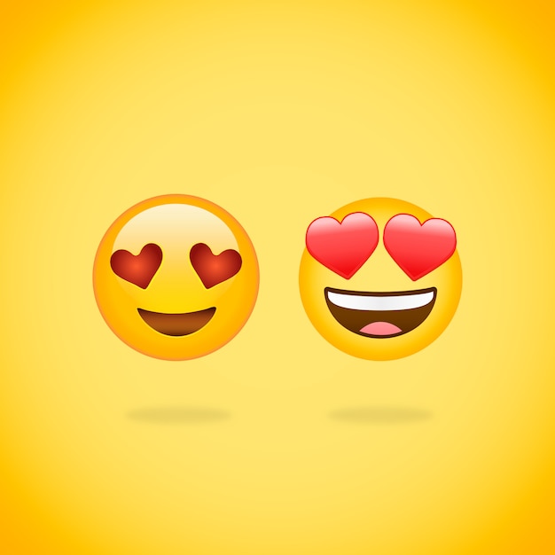 Emoji verliebt
