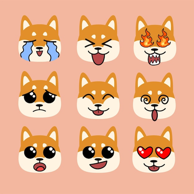 Vektor emote_shiba